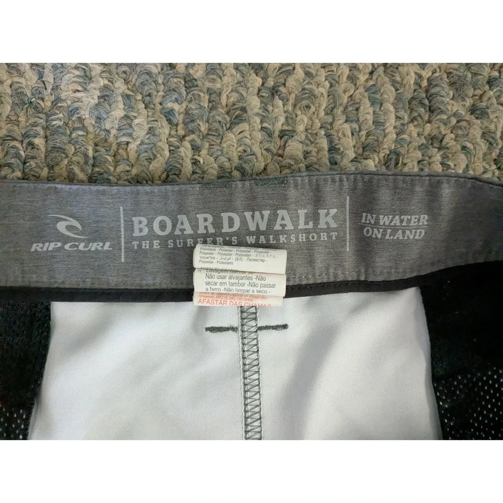 Rip Curl Boardwalk Hybrid Shorts Mens 38 Grey Colorblock Walkshorts CWAPF8